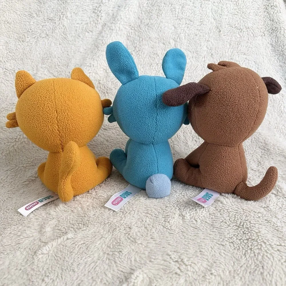 Sago Mini Plush Lot Of 3 Jinja Cat Jack Bunny Harvey Dog 7” Lot Of 3 Toy